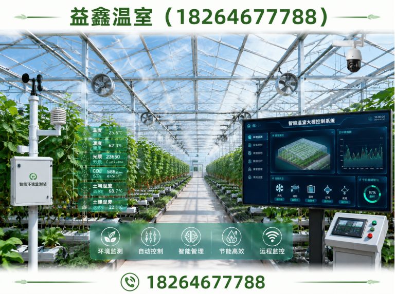 寿光市智能温室大棚展示图